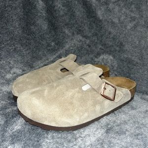 BIRKENSTOCK Boston- Soft Soled Shoes Taupe size 10.5/41